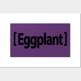 Eggplant Emoji Funny Posters and Art